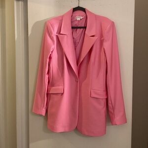 GOOD AMERICAN COMPRESSION SHINE SCULPTED BLAZER - NEW WITHOUT TAGS